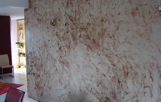 Illustration Peinture décorative à la chaux
