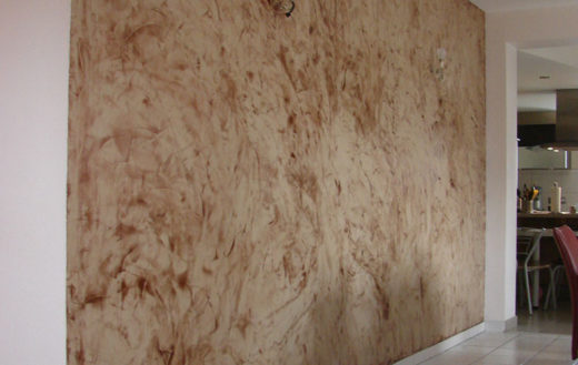 Illustration Peinture décorative à la chaux