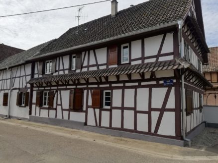 Illustration Rénovation d’une façade traditionnelle alsacienne