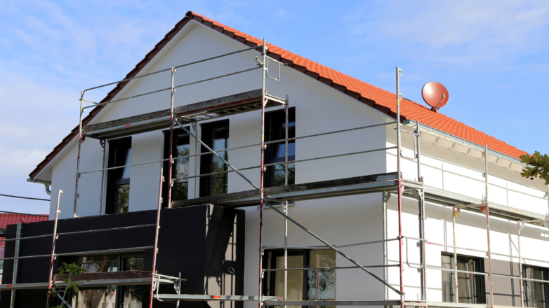 Rénovation de façade de maison